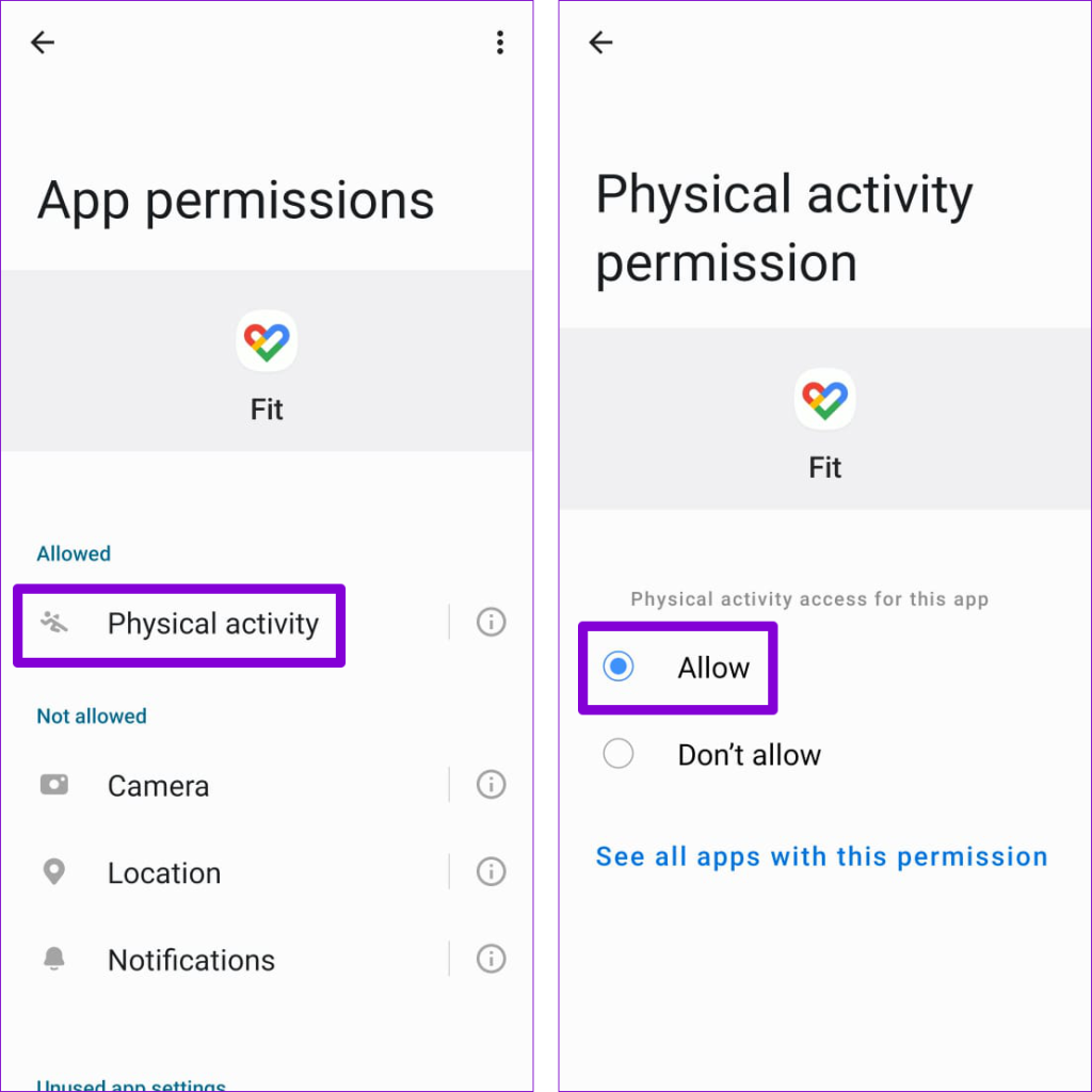 به Google Fit اجازه دهید فعالیت بدنی را در Android ردیابی کند