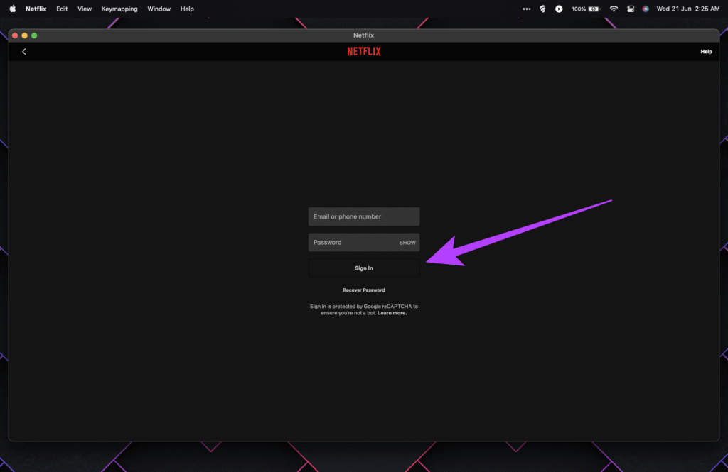 نحوه دانلود و نصب Netflix در macOS مرحله 7 ب