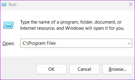 فایل های برنامه را در ویندوز باز کنید