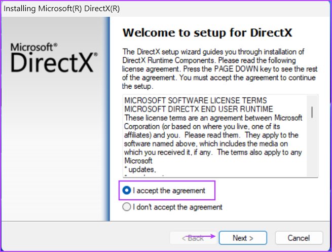 به روز رسانی DirectX