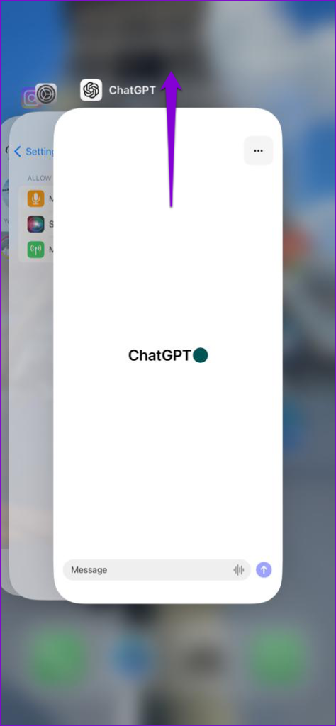 برنامه ChatGPT را در آیفون ببندید