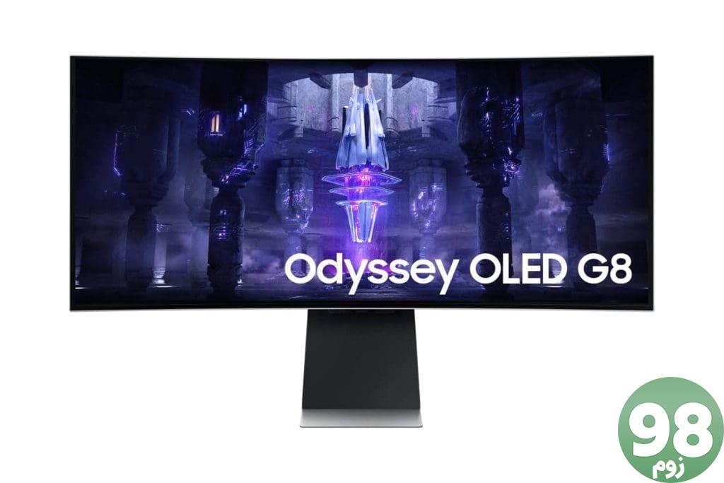 بهترین مانیتورهای گیمینگ OLED SAMSUNG 34 اینچی Odyssey G85SB