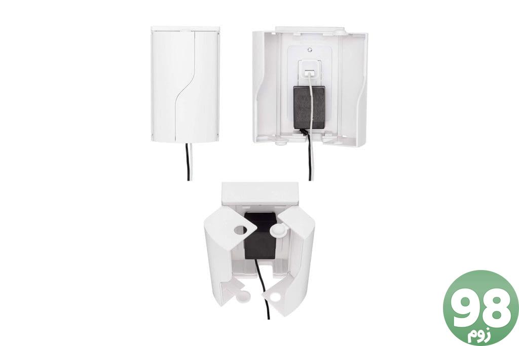 Safety Innovations Twin Door Outlet Box Cover Best Outlet Covers for Baby Proofing