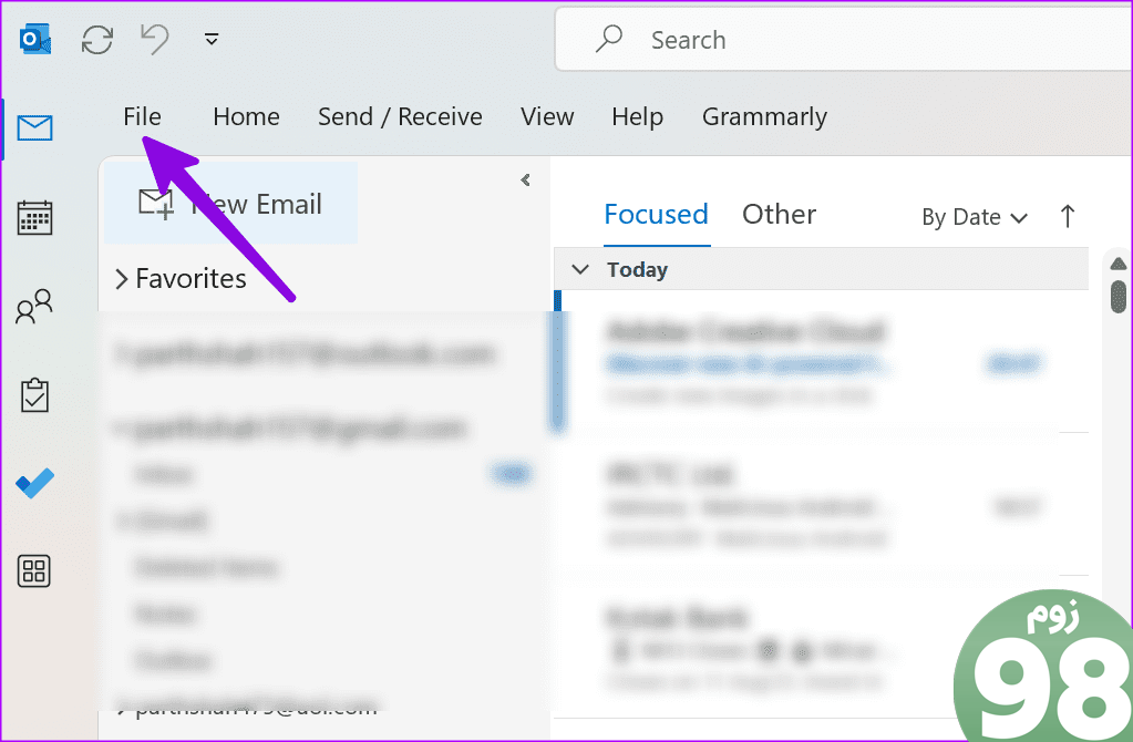 رفع تاخیر در دریافت ایمیل در Outlook برای ویندوز 14