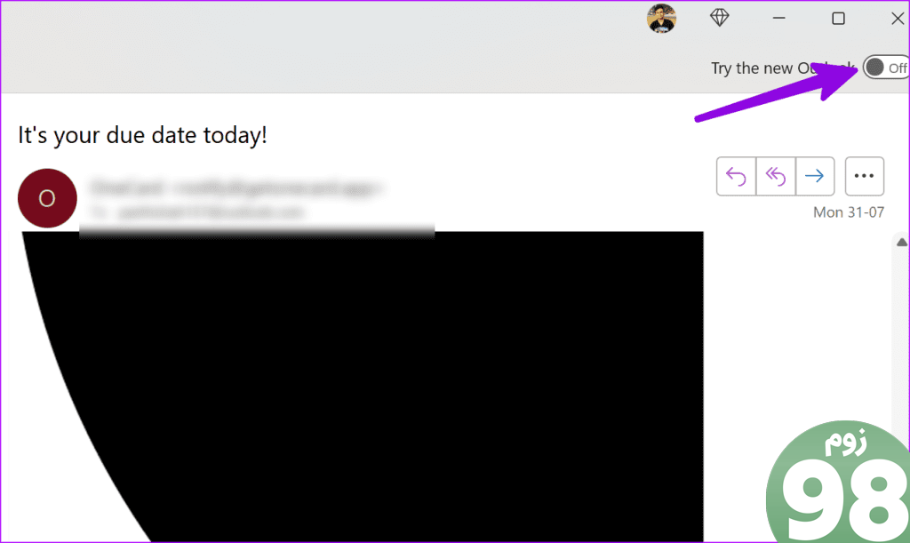 رفع تاخیر در دریافت ایمیل در Outlook برای ویندوز 1