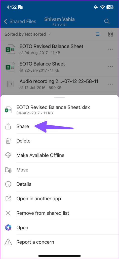 فایل های به اشتراک گذاشته شده را در OneDrive 6 ذخیره کنید