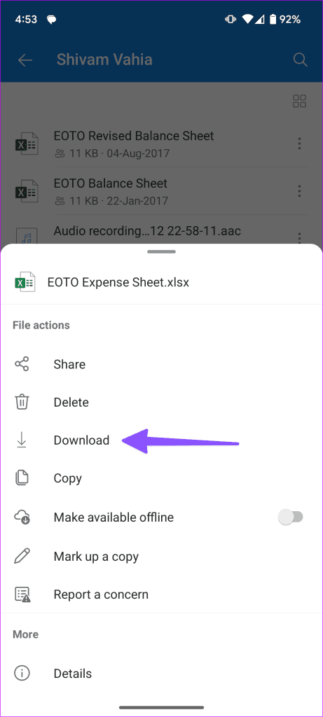 فایل های به اشتراک گذاشته شده را در OneDrive 13 ذخیره کنید