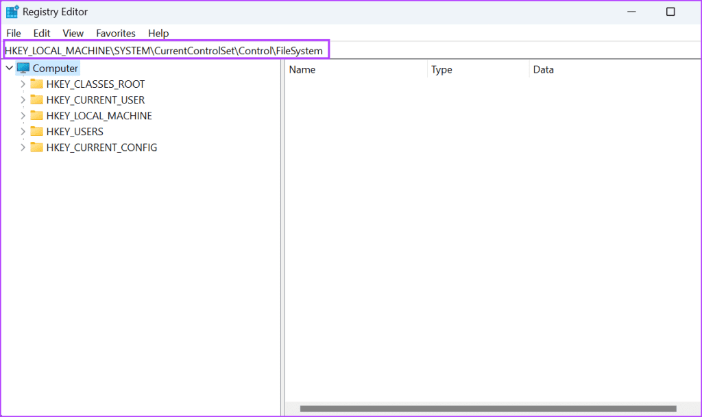 Enable Support for Long Paths Using the Registry Editor 3