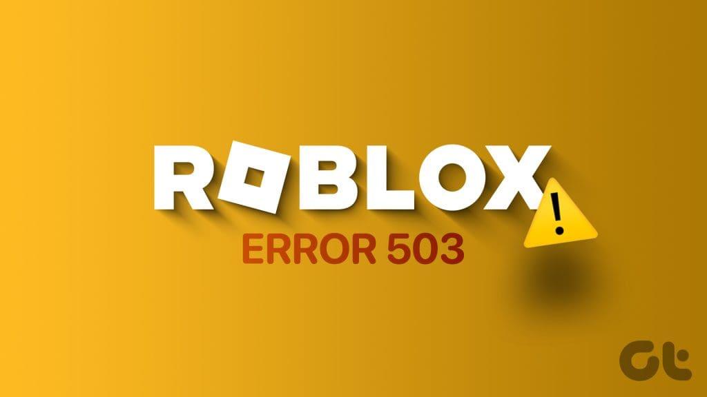 خطای Roblox 503