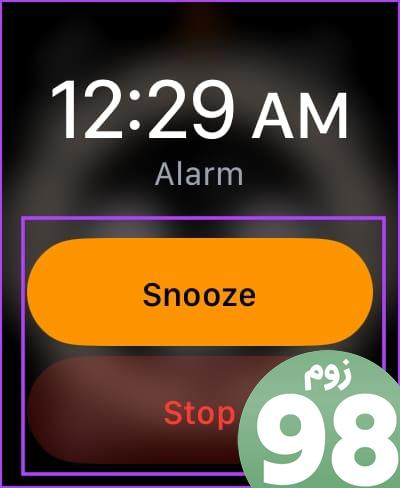 Apple Watch Snooze or Stop Alarm