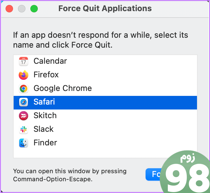 force quit apps on mac