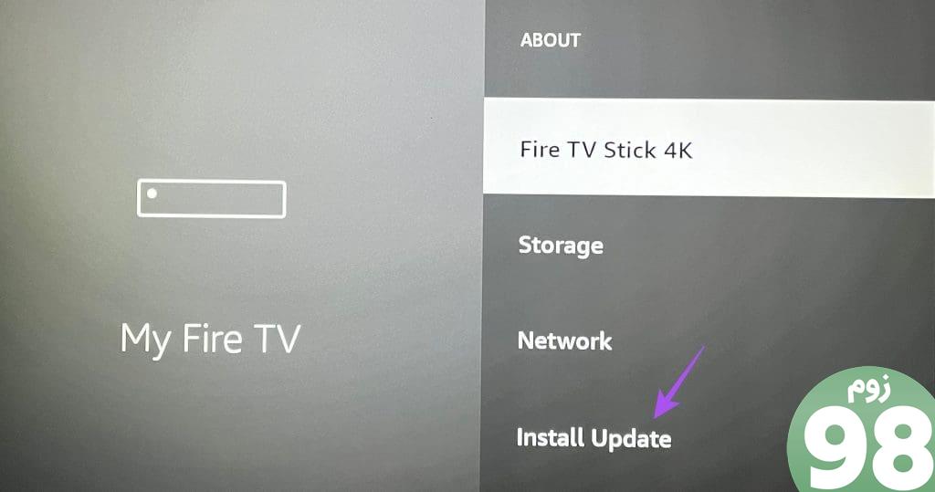 نصب آپدیت Fire tv 4k