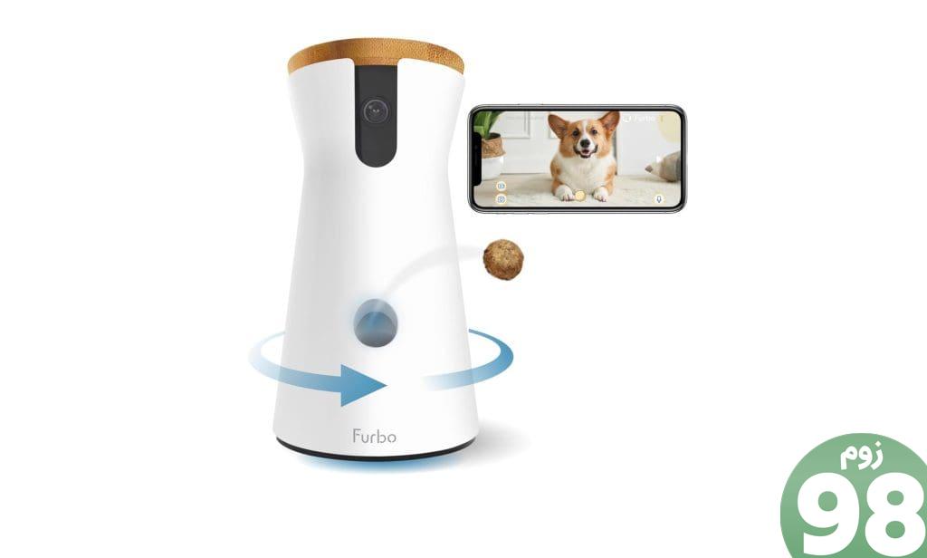 بهترین دوربین داخلی برای حیوانات خانگی در دوربین سگ Furbo 360 درجه بریتانیا