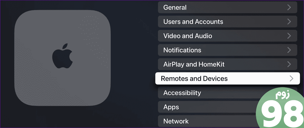 نحوه رفع اتصال AirPods به Apple TV 2