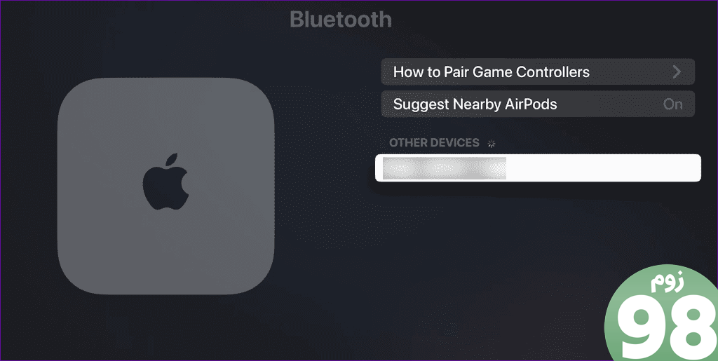 نحوه رفع اتصال AirPods به Apple TV 4