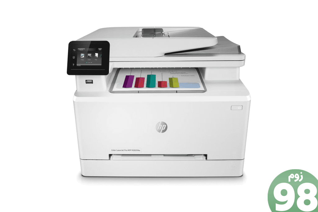 HP Color LaserJet Pro M283fdw بهترین چاپگرهای همه در یک برای مصارف خانگی
