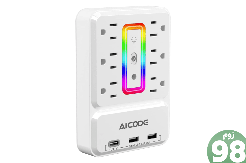 AICODE USB Wall Charger Surge Protector