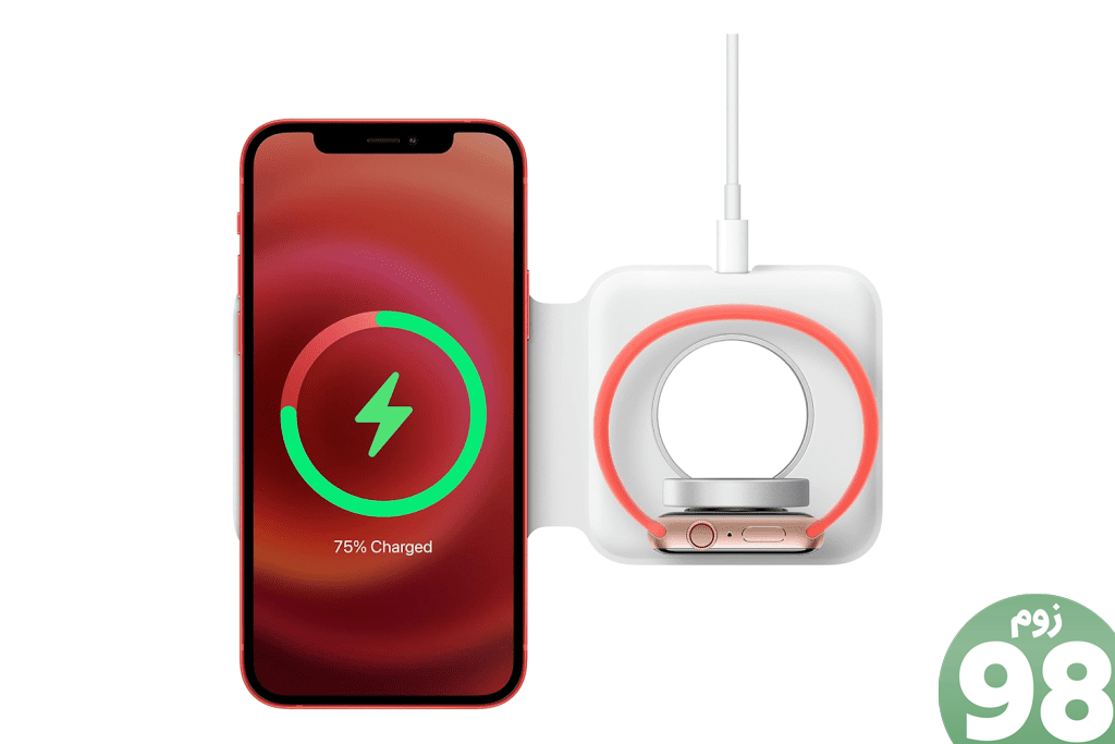 Apple MagSafe Duo بهترین شارژرهای اپل واچ