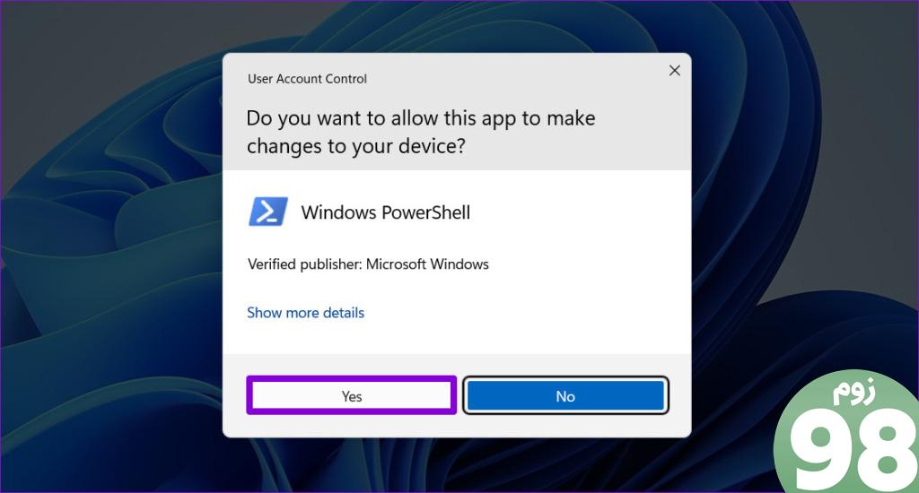Open Windows PowerShell UAC Prompt
