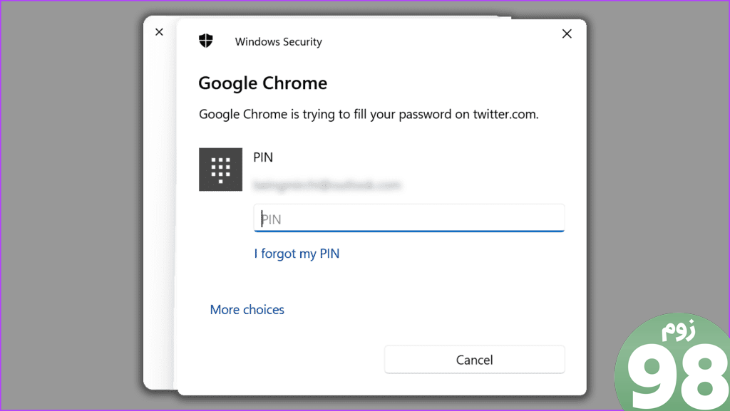 Google Chrome در حال تلاش برای پر کردن رمز عبور شما است چگونه Windows Hello را برای رمزهای عبور Google Chrome غیرفعال کنیم