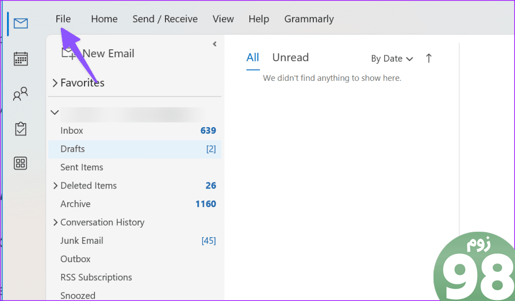 ایمیل iCloud را به Outlook 17 اضافه کنید
