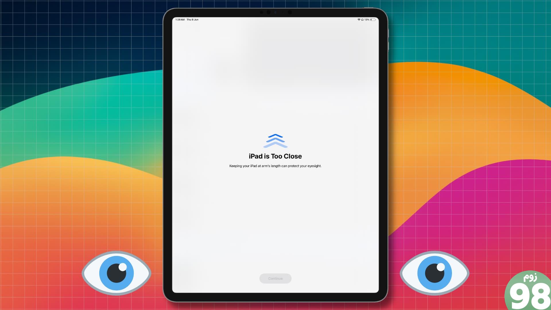 پیام iPad خیلی نزدیک است در iPadOS 17