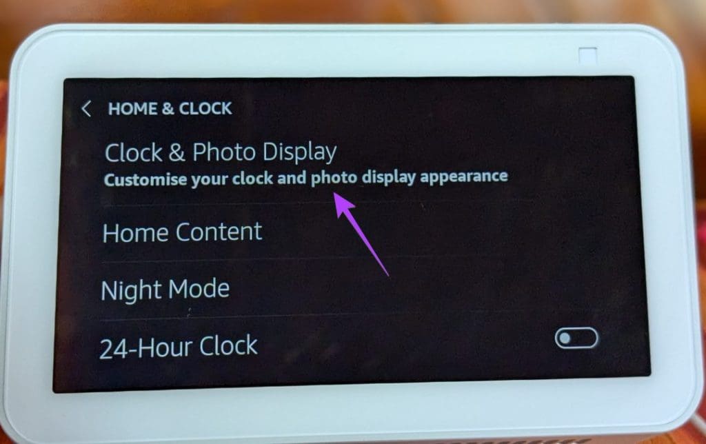 Echo Show تغییر والپیپر