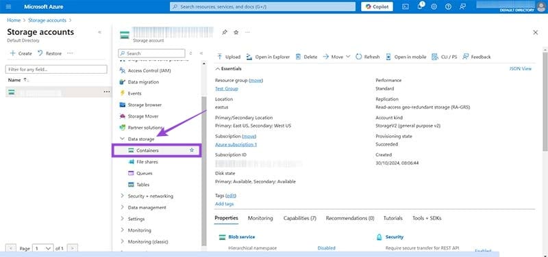 هر آنچه که باید در مورد Blob Storage در Azure Text 6 بدانید